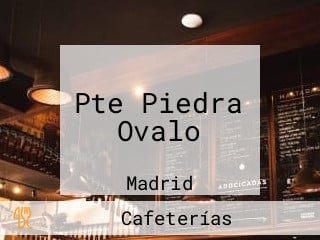 Pte Piedra Ovalo