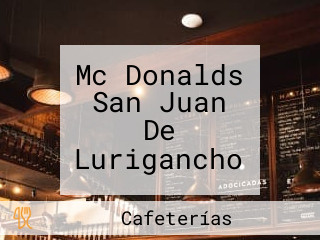 Mc Donalds San Juan De Lurigancho