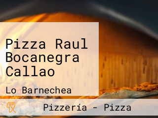 Pizza Raul Bocanegra Callao