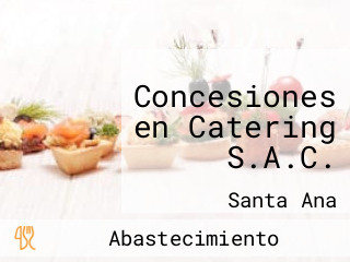 Concesiones en Catering S.A.C.