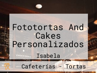 Fototortas And Cakes Personalizados