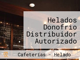 Helados Donofrio Distribuidor Autorizado Logistica De DistribuciÓn Vpc