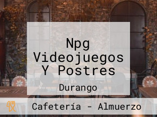 Npg Videojuegos Y Postres