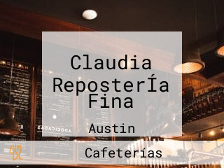 Claudia ReposterÍa Fina