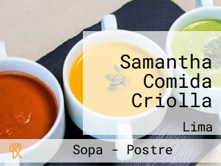 Samantha Comida Criolla