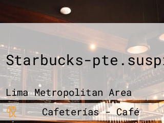 Starbucks-pte.suspiros,barranco