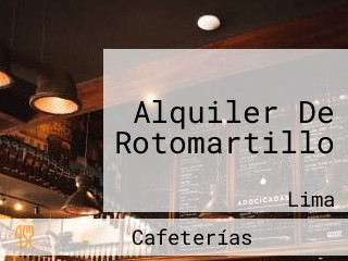 Alquiler De Rotomartillo