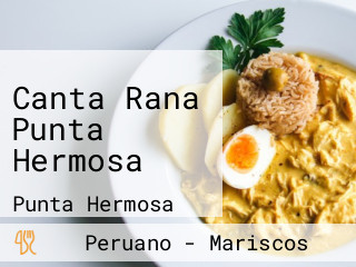 Canta Rana Punta Hermosa