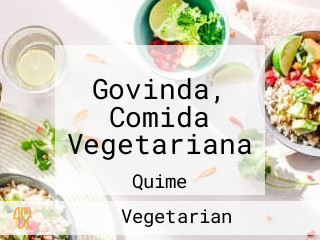 Govinda, Comida Vegetariana