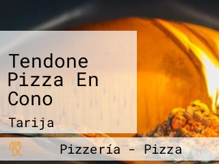 Tendone Pizza En Cono
