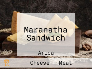 Maranatha Sandwich