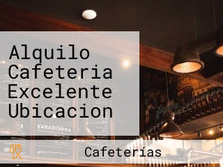 Alquilo Cafeteria Excelente Ubicacion