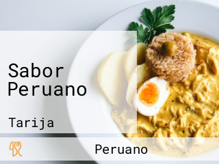 Sabor Peruano en Tarija Carta