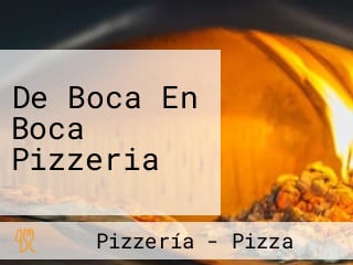 De Boca En Boca Pizzeria