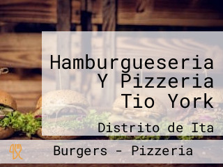 Hamburgueseria Y Pizzeria Tio York