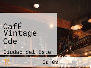 CafÉ Vintage Cde