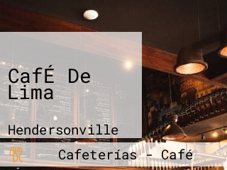 CafÉ De Lima