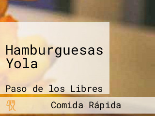 Hamburguesas Yola