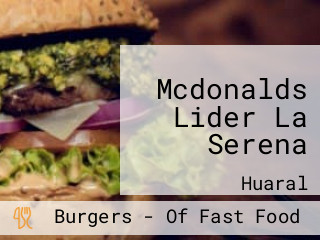 Mcdonalds Lider La Serena