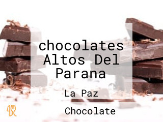 chocolates Altos Del Parana