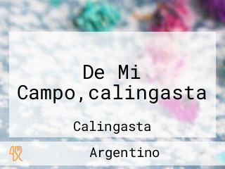 De Mi Campo,calingasta