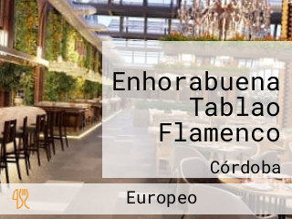 Enhorabuena Tablao Flamenco