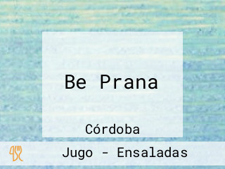 Be Prana