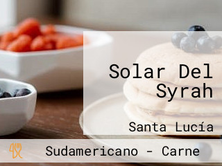 Solar Del Syrah