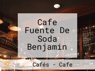 Cafe Fuente De Soda Benjamin