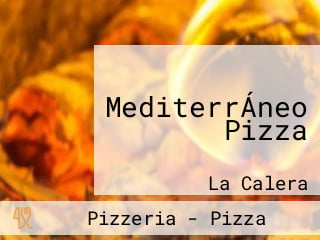 MediterrÁneo Pizza