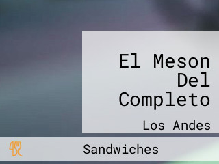 El Meson Del Completo