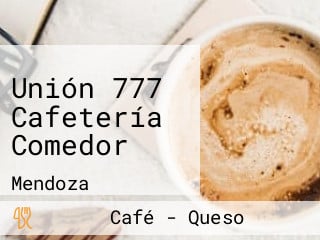 Unión 777 Cafetería Comedor