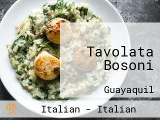 Tavolata Bosoni