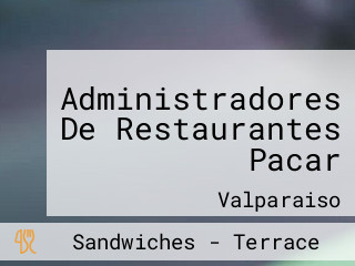 Administradores De Restaurantes Pacar