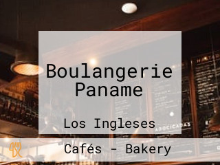 Boulangerie Paname