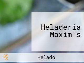 Heladeria Maxim's