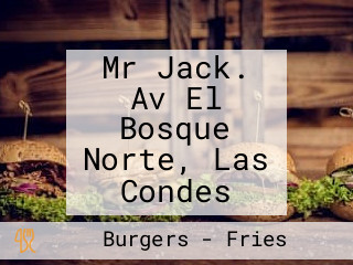 Mr Jack. Av El Bosque Norte, Las Condes