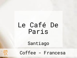 Le Café De Paris