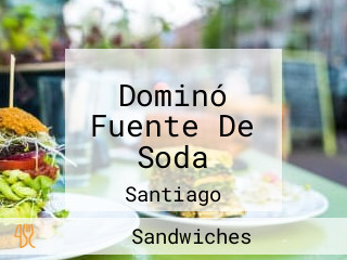 Dominó Fuente De Soda