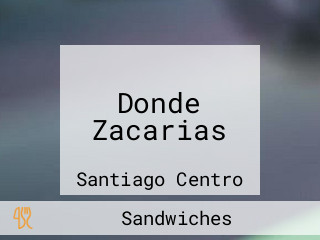 Donde Zacarias