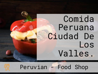 Comida Peruana Ciudad De Los Valles.