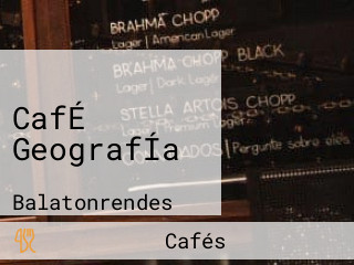 CafÉ GeografÍa