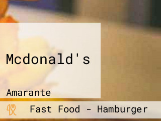 Mcdonald's