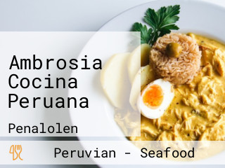 Ambrosia Cocina Peruana