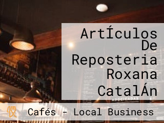 ArtÍculos De Reposteria Roxana CatalÁn