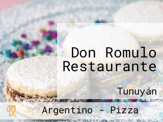 Don Romulo Restaurante