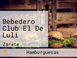 Bebedero Club El De Luli