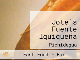 Jote´s Fuente Iquiqueña