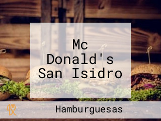 Mc Donald's San Isidro