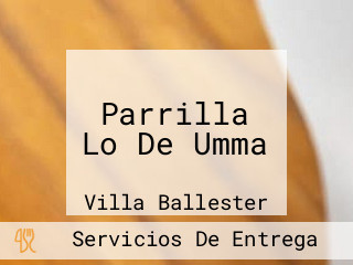 Parrilla Lo De Umma